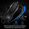 Car Charger Car USB Quick Charger 3.0 For IPhone 15 Pro Max/15 Plus/15 Pro Micro Type C Fast Cable For Mobile Phone L0F1. 