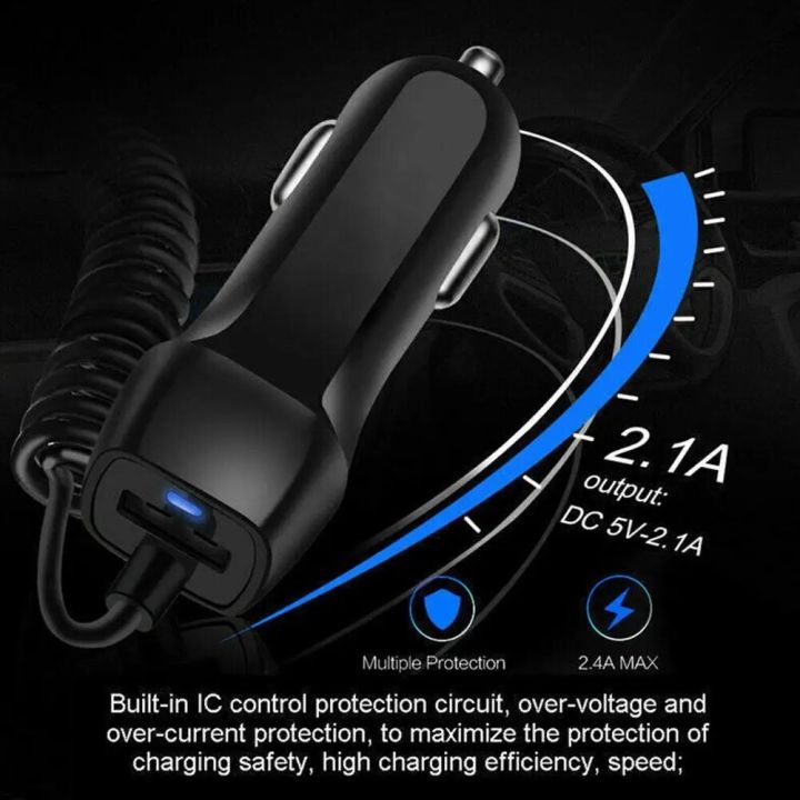 Car Charger Car USB Quick Charger 3.0 For IPhone 15 Pro Max/15 Plus/15 Pro Micro Type C Fast Cable For Mobile Phone L0F1
