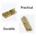 4 Sets Metal Bed Bracket Bed Frame Fixing Connecting Furniture Rail Hook Brackets Hinge Fitting Connector Lock Hardware. 