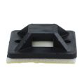 200 Pcs Self Adhesive Cable Tie Mount Base Holder, 100 Pcs 20X20X6Mm & 100 Pcs 13X10X5Mm. 