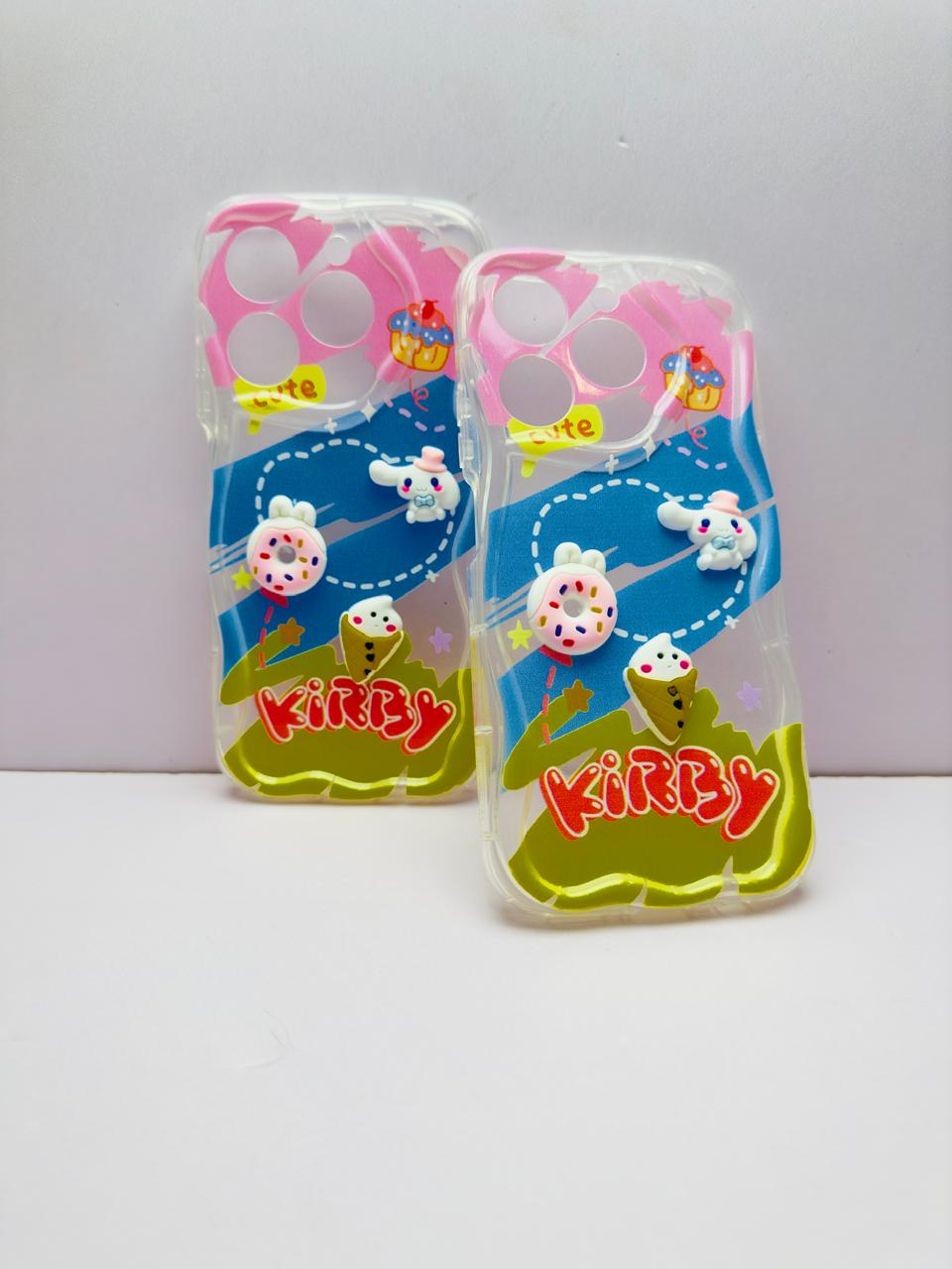 Lahore Mobile Case for Realme C61 Back Cover Colorful Wavy Phone Cases - Luxerey Back Cover - Creative Lovely 3D Doll -Girls Back Cover 7