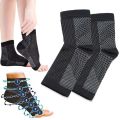 【KuaKe Mall】1 Pair Foot Angel Anti Fatigue Outerdoor Socks Compression Foot Sleeve Support Socks Men Brace Sock Socks. 