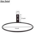 8 inches wall mount heavy duty outdoor indoor garden wall decor flower plant pot hanging hook bracket ring. 