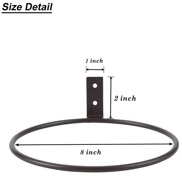 8%20Inch%20Heavy%20Duty%20Wall%20Mount%20Bird%20Sparrow%20Pigeons%20Parrots%20Water%20Food%20Feeding%20Bowl%20Hanging%20Hook%20Stand%20Rack%20-%20Image%206