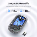 UGREEN Silent Wireless Mouse Adjustable 4000 DPI For MacBook Tablet Computer Laptop PC Mice 3cm Slim Quiet 2.4G Wireless Mouse. 
