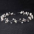 Rhinestone Crystal Wedding Hairbands Women Gold Silver Leaf Shape Headband Bridal Party Prom Headband Hair Crown. 