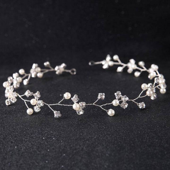 Rhinestone Crystal Wedding Hairbands Women Gold Silver Leaf Shape Headband Bridal Party Prom Headband Hair Crown