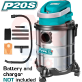 TOTAL Lithium-Ion vacuum cleaner 20V TVLI2005E. 