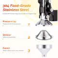 Daaji Imported Manual Citrus Press and Orange Squeezer - Metal Lemon Squeezer - Premium Quality Heavy Duty Manual Orange Juicer and Lime Squeezer Press Stand. 