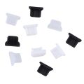 5 pieces Dust proof Cover Cap Jack Charger Plug Type-C Port Anti-dust For Mobile Phone and laptop. 