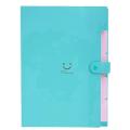 Office Plastic Folders Multi Pocket Organizer A4 File Expansion Document Folder. 