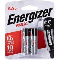 Energizer MAX AA2 Batteries, 2 PCS Alkaline Battery Cells 1.5v 100% Original. 
