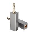 JCALLY ZU2 Stereo Earphone Audio Impedance Adapter Plug 3.5mm to 3.5mm Noise Reduction for HiFi Player/Earphone/AMP. 