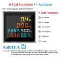 6 in1 Mini Electronic Watt-Hour Meter Voltage Current Power Display Frequency Meter Intelligent Power Monitor. 