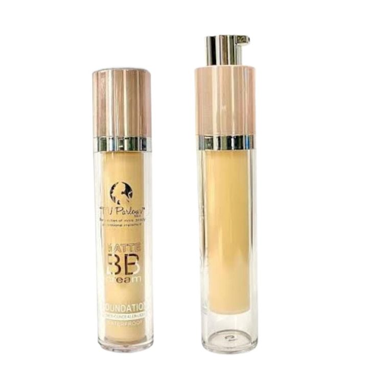 TV Parlour Matte BB Cream Foundation Primer Concealer Liquid Waterproof - All-in-One Beauty Solution for Flawless Radiance
