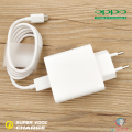 Oppo 67W Super Vcooc Charger with USB A Type-C Cable  |67w Super Vooc charging Adapter with Type-C Cable |67W Super Vooc,Super Dart, Warp Charge Charging Adapter For OPPO R17 R11 Reno 9 8 7 SE Ace 2 Find N2 X5 X3 X2 Pro K10 & other Oppo, Realme, OnePlus. 