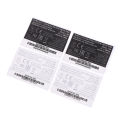 2pcs Black White Lable Seals Sticker For XBOX ONE S wireless Controller Sticker ZH. 