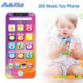 NYT Educational Toy Phone Rechargeable Learning Mobile Phone Toys Baby Kids Puzzle Phone English Learning Phone Toy With Music Led For Kids Intelligent Toys. 