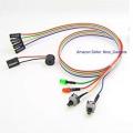 Computer Motherboard ATX Power Reset Switch HDD LED Bundle Cable Bios Beep Code Speaker Universal. 