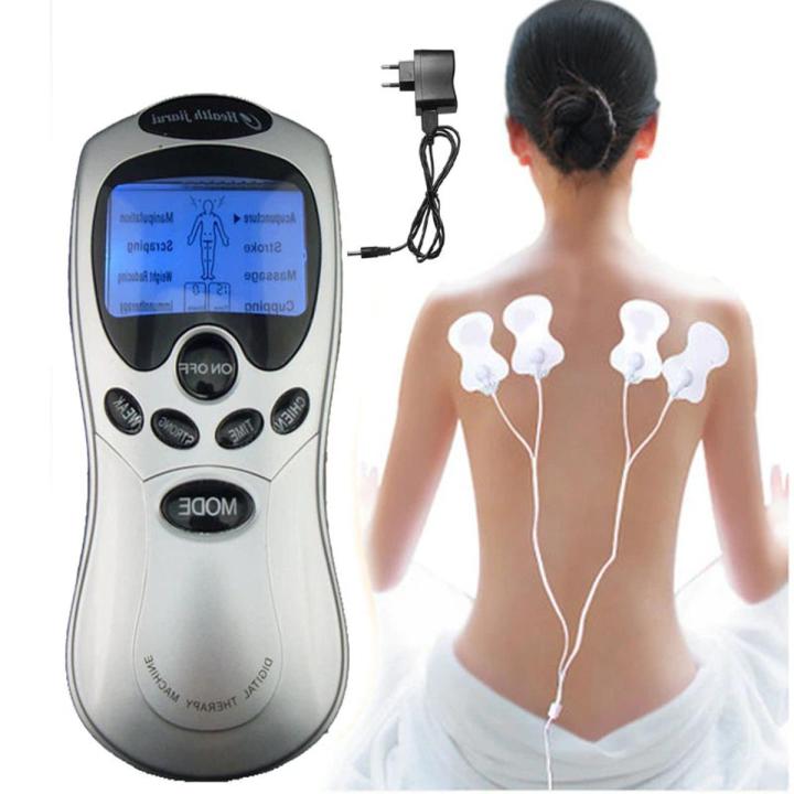 Electric Body Massager Health Tens Acupuncture Digital Therapy Machine Device Relaxing Massage & Relaxation-Tens Machine Digital Therapy Full Body Massage Pain Relief Back Neck Acupuncture-Electronic body massage & relaxation machine