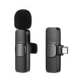 Latest { Best wired Mic } { Latest Ctype Wired Mic } { Type C Wireless Microphone K8 Collar Mic} {  Type C&iphone Wireless Microphone K8 Collar Mic } For Type C - Wireless Mic for Phone. 
