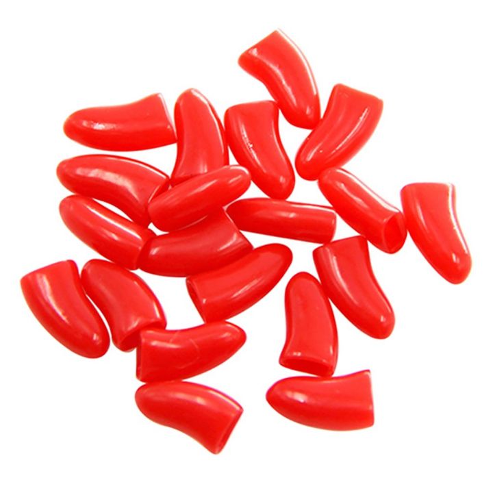 20Pcs Pet Dog Cat Paw Claw Anti-Scratch Soft Silicone Nail Caps Protective Covers Sheath for Home