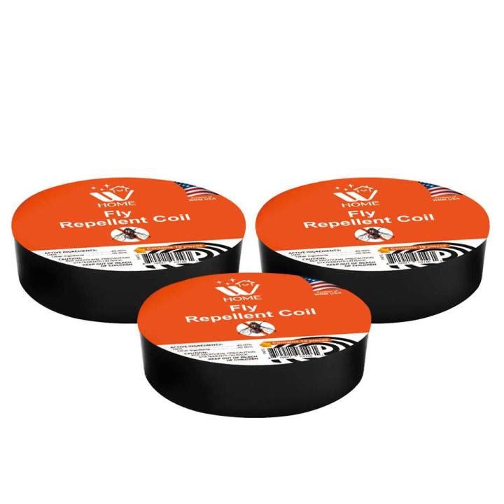 (Pack of 3) WBM Fly Repellent Coil | Odourless Mosquito Coil (Mosquito Killer)