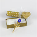 Elegant Glass Rose Lifelike Sliver Valentines Day Gift Exquisite Valentines Day Rose for Home decoration Valentine's Day. 