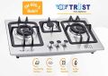 Trust Gas Automatic Hob - 3 Burner Model TH-606-S Steel Top. 