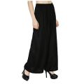 100% Pure Soft Viscose Palazzo Trousers for Women – Relaxed Night Wear, Free Size. 