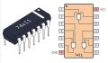 Integrated IC Logic IC 7400 74LS00 7402 74LS02 7404 74LS04 7407 74LS07 7408 74LS08 7411 74LS11 7419 74LS19 7432 74LS32 DIP Electronic Chip.(2 pieces). 