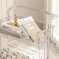 3 Layer Rolling Carts With Wheels For Groceries, Strong Load-Bearing With Low-Noise Multi-Functional Mobile Shelf. 