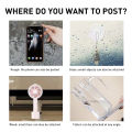Universal Car Mobile Phone Holder Gel Paste Nano Stickers No Trace Nano Paste Rubber Pad Wall Stickers. 