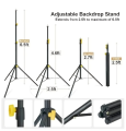 Backdrop Support Stand Kit Photography Studio Photo Background | Frame Stands (7ft Height x 5ft width) for Chroma Key Studio Backdrop Video Backdrop Background Removing Sheet's Stand. 