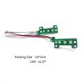 2 Pcs Mouse Micro Switch Button Board TTC 80M Kailh GM 8.0 Blue Dot forLogitech G304 G305 Gaming Mice Welded Board Cable. 