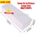 Hair Removal Waxing Strips Non woven Wax Strips Epilating Strips for Face, Legs, Underarms - 100 PCS. 