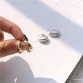 14K Gold-plated Small Hoop Earrings Simple Metal Circle Earrings Piercing Earrings. 