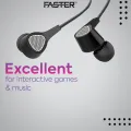 FASTER F15 Universal Music Earphone - High Quality Handfree for Calling - Handsfree With Built-in Mic. 
