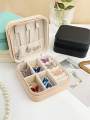 Portable Jewelry Storage box Travel Jewelry Case PU Leather Jewelry Organizer Small Jewelry Box for Earring Bracelet Necklace Gifts Ring Display Box Holder for Women Girls Leather Box ,Latest Hair Accessories Small Jewelry Box Vanity Hanger Stand Velvet. 