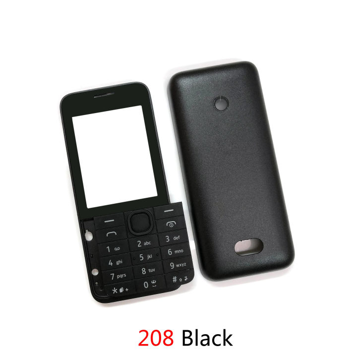 For%20Nokia%20208%20230%20Mobile%20Phone%20Housing%20Keypad%20Case%20Parts%20-%20Image%208