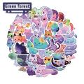 Cat Laptop Decals 50pcs Cute Cat Cartoon Sticker Set Waterproof Laptop Decals for Diy Decoration Clear Printing Buyer's Favorite Cartoon Cat Stickers. 