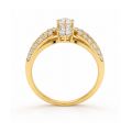 Elegant Double Stone Zircon Ring for Women | Elegant Luxury Ring | Stylish Ladies Jewelry. 