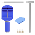 Watch Link Removal Tool Kit, Watch Band Sizing Tool Kit for Watch Bracelet Adjustment, Watch Pin Removal Tool. 