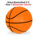 AcceSSories superstore Bouncing Mute Ball Indoor Silent Basketball 24cm Foam Basketball Silent Soft Ball Air Bounce Basket Ball Size 3/5/7 Sports Toy. 