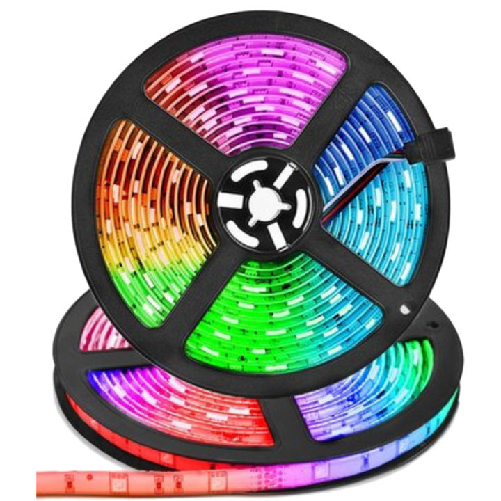 RGB Led Lights for Bedroom, 15 Feet Led Strip Lights RGB LED Strip Color changing Flexible Rope Lights with Remote Control Best Quality RGB Led Strip Light for Home Decoration Complete kit with 12V Adapter