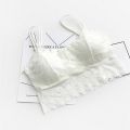 Hot Sexy Bra Female Lace Bralette Sexy Lingerie Underwear Wireless Padded Seamless Ultra Strap Padded Bras for Women. 