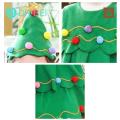 Kids' Holiday Costumes Festive Christmas Tree Costume Set for Girls Easy to Clean Xmas Hat Dress for Performance Cosplay Perfect Holiday Gift Christmas Costumes for Kids. 