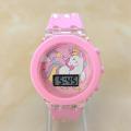 Girls Kids Children Cartoon Unicorn Collection Digital Electronic Flash Glow Up Light Colourful Birthday Party Gifts Watches. 