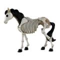 Zishfas Outdoor Skeleton Figurine Spooky Halloween Skeleton Animal Figurine for Home Office Decor Gothic Cat Frog Horse Statue Sculpture Ornament Halloween Skeleton Ornament. 