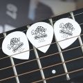 6pcs Dunlop Tortex White Guitar Picks Bass Mediator Acoustic Electric Accessories Classic 0.73/0.88/1.0/1.14/1.35/1.5mm Picks. 
